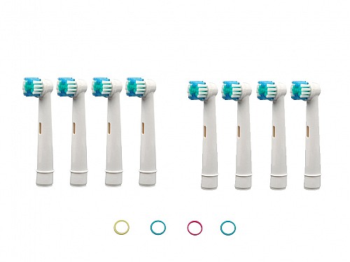 Cenocco Συμβατά 8 Ανταλλακτικά Βουρτσάκια για Οδοντόβουρτσες Oral-Β, CC-9029